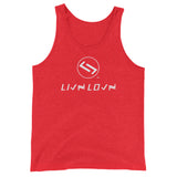 Unisex LIVNLOVN Tank Top - White Print