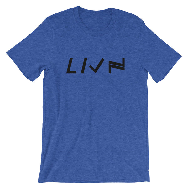 Short-Sleeve Unisex LIVN T-Shirt - Black Print