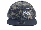 DIGITAL CAMOUFLAGE COTTON RIPSTOP FLAT VISOR - LL