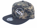 DIGITAL CAMOUFLAGE COTTON RIPSTOP FLAT VISOR - LL