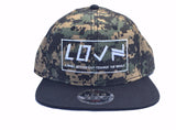 DIGITAL CAMOUFLAGE COTTON RIPSTOP FLAT VISOR - LOVN