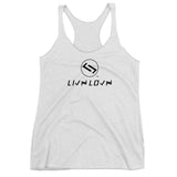 Women's LIVNLOVN Racerback Tank - Black Print