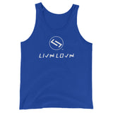 Unisex LIVNLOVN Tank Top - White Print