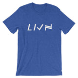 Short-Sleeve Unisex LIVN T-Shirt - White Print