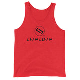 Unisex LIVNLOVN Tank Top - With Black Print