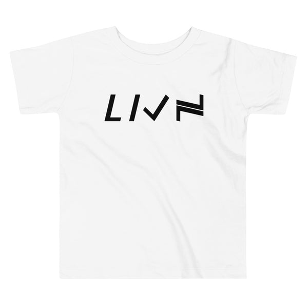 Toddler Short Sleeve Tee LIVN - Black Print