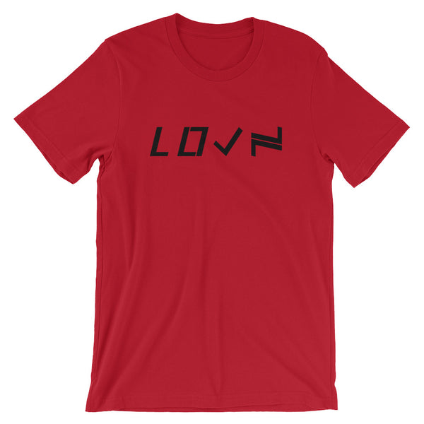 Short-Sleeve Unisex LOVN T-Shirt -Black Print