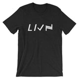 Short-Sleeve Unisex LIVN T-Shirt - White Print